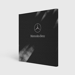 Холст квадратный Mercedes-Benz Мерс, цвет: 3D-принт