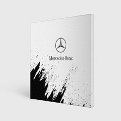 Картина квадратная Mercedes-Benz - White texture