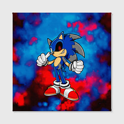 Холст квадратный СОНИК EXE SONIC, цвет: 3D-принт — фото 2