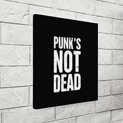 Холст квадратный PUNKS NOT DEAD Панки Живы, цвет: 3D-принт — фото 2
