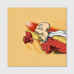 Холст квадратный Сайтама - One Punch Man, цвет: 3D-принт — фото 2
