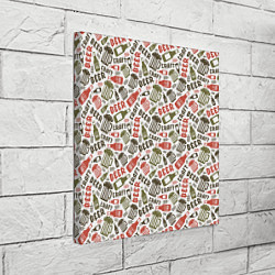 Холст квадратный Craft Beer, цвет: 3D-принт — фото 2