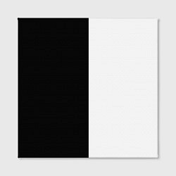 Холст квадратный Black and white чб, цвет: 3D-принт — фото 2