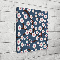 Холст квадратный Цветущее дерево, цвет: 3D-принт — фото 2