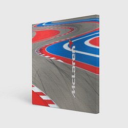 Холст квадратный McLaren Racing Route, цвет: 3D-принт