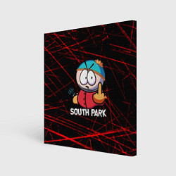 Холст квадратный Мультфильм Южный парк Эрик South Park, цвет: 3D-принт