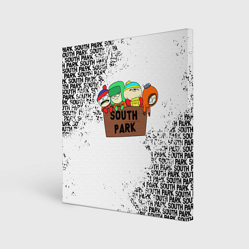 Картина квадратная Южный парк - персонажи South Park / 3D-принт – фото 1