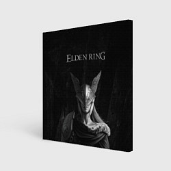 Холст квадратный ELDEN RING FEARLESS B&W, цвет: 3D-принт