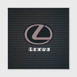 Холст квадратный LEXUS Lexus - Карбон, цвет: 3D-принт — фото 2