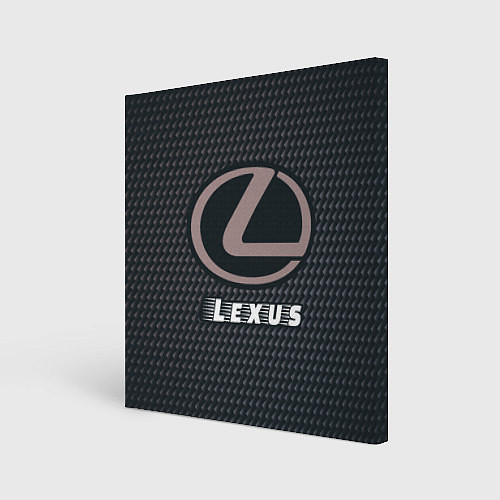 Картина квадратная LEXUS Lexus - Карбон / 3D-принт – фото 1