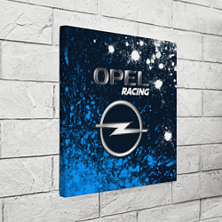 Холст квадратный OPEL Racing Краска, цвет: 3D-принт — фото 2