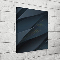 Холст квадратный Абстракция с темным фоном, цвет: 3D-принт — фото 2