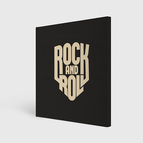 Картина квадратная ROCK AND ROLL Рокер / 3D-принт – фото 1