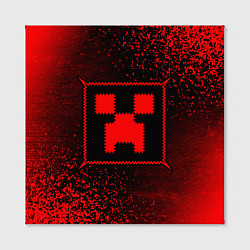 Холст квадратный MINECRAFT Арт 4, цвет: 3D-принт — фото 2