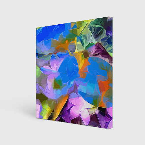 Картина квадратная Цветочный узор Summer / 3D-принт – фото 1