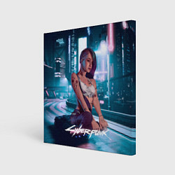 Холст квадратный Jydy cyberpunk2077, цвет: 3D-принт