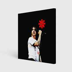 Холст квадратный Red Hot Chili Peppers RHCP, цвет: 3D-принт