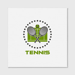 Холст квадратный TENNIS Теннис, цвет: 3D-принт — фото 2