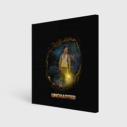 Холст квадратный Uncharted Анчартед Фильм, цвет: 3D-принт