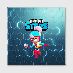 Холст квадратный Джанет BrawlStars JANET, цвет: 3D-принт — фото 2