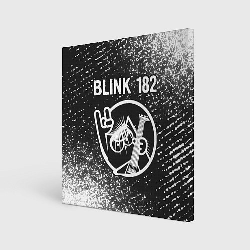 Картина квадратная Blink 182 КОТ Спрей / 3D-принт – фото 1