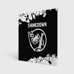 Картина квадратная Shinedown КОТ Краска