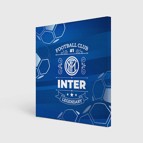 Картина квадратная Inter FC 1 / 3D-принт – фото 1