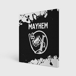 Картина квадратная Mayhem КОТ Краска