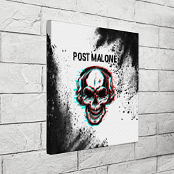 Холст квадратный Post Malone - ЧЕРЕП - Арт, цвет: 3D-принт — фото 2