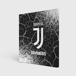 Холст квадратный ЮВЕНТУС Juventus - Арт, цвет: 3D-принт