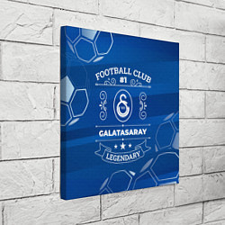 Холст квадратный Galatasaray FC 1, цвет: 3D-принт — фото 2