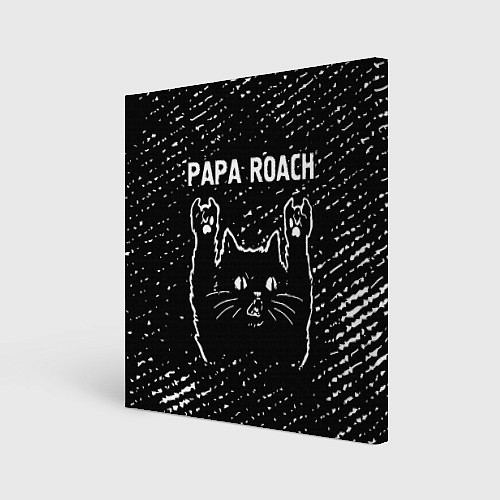Картина квадратная Papa Roach Rock Cat / 3D-принт – фото 1