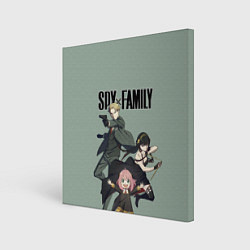 Картина квадратная Spy x Family Семья шпиона