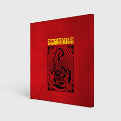 Холст квадратный Scorpions Rock Believer, цвет: 3D-принт