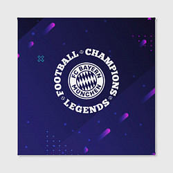 Холст квадратный Bayern Легенды Чемпионы, цвет: 3D-принт — фото 2