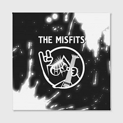 Холст квадратный The Misfits КОТ Краска, цвет: 3D-принт — фото 2