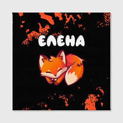 Холст квадратный Елена ЛИСИЧКА Милитари, цвет: 3D-принт — фото 2