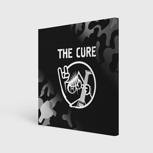 Картина квадратная The Cure КОТ Камуфляж / 3D-принт – фото 1