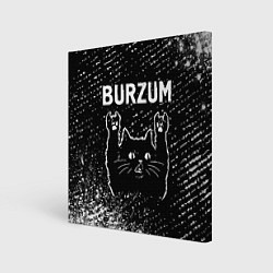 Картина квадратная Burzum Rock Cat