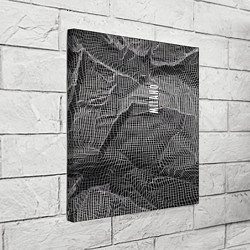 Холст квадратный Мятая сетчатая ткань Crumpled Mesh Fabric, цвет: 3D-принт — фото 2