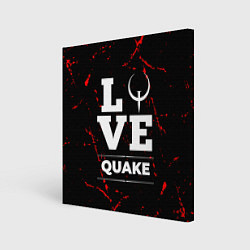 Картина квадратная Quake Love Классика