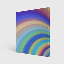Холст квадратный Все цвета радуги, цвет: 3D-принт