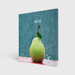 Холст квадратный Груша - juicy pear, цвет: 3D-принт
