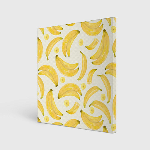 Картина квадратная Банановый Рай Лета / 3D-принт – фото 1