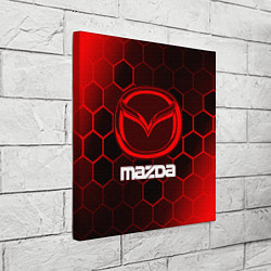 Холст квадратный MAZDA Соты, цвет: 3D-принт — фото 2