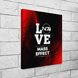 Холст квадратный Mass Effect Love Классика, цвет: 3D-принт — фото 2