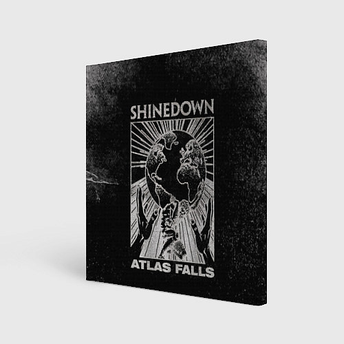 Картина квадратная Atlas Falls - Shinedown / 3D-принт – фото 1