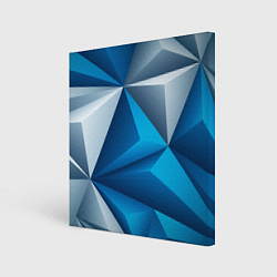 Холст квадратный Авангардная пирамидальная композиция, цвет: 3D-принт