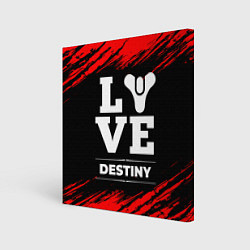 Холст квадратный Destiny Love Классика, цвет: 3D-принт