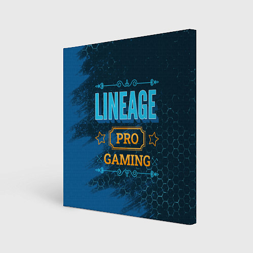 Картина квадратная Игра Lineage: PRO Gaming / 3D-принт – фото 1